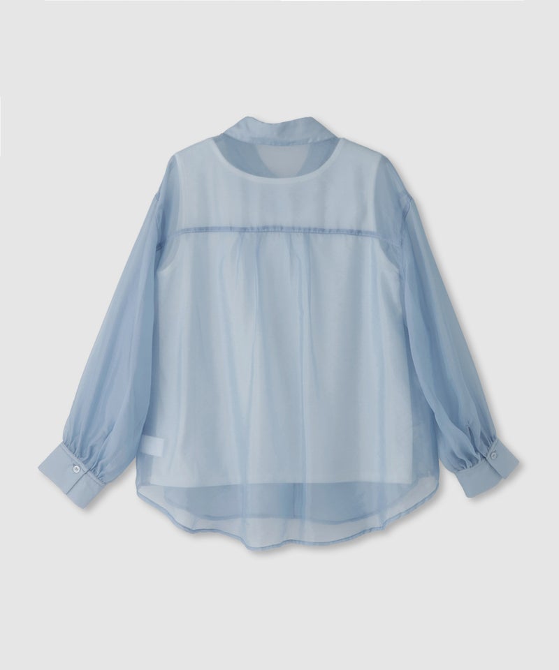 Free Nature  シアーシャツアンサンブル インナー付き レディース商品画像-22