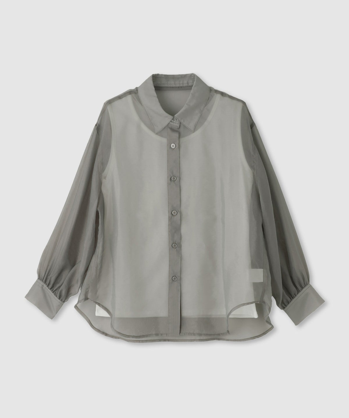 Free Nature シアーシャツアンサンブル インナー付き レディース