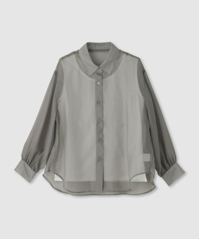 Free Nature  シアーシャツアンサンブル インナー付き レディース商品画像-23