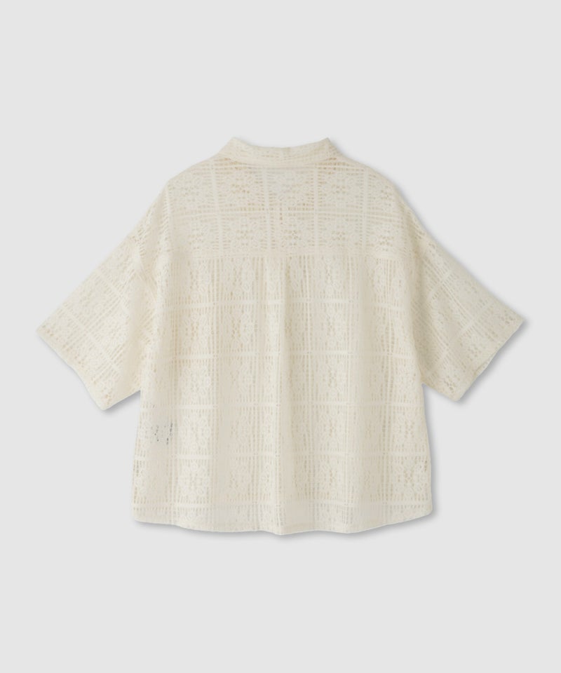 Free Nature  レースクロップド丈シャツ レディース商品画像-13