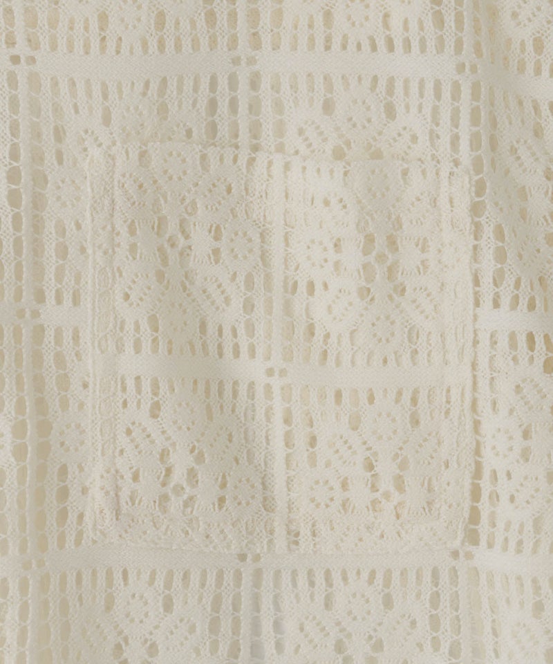 Free Nature レースクロップド丈シャツ レディース商品画像-17