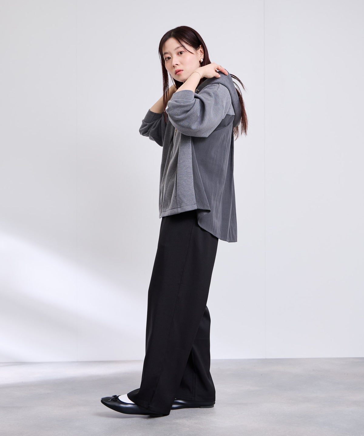 Free Nature リネンライクイージーパンツ レディース