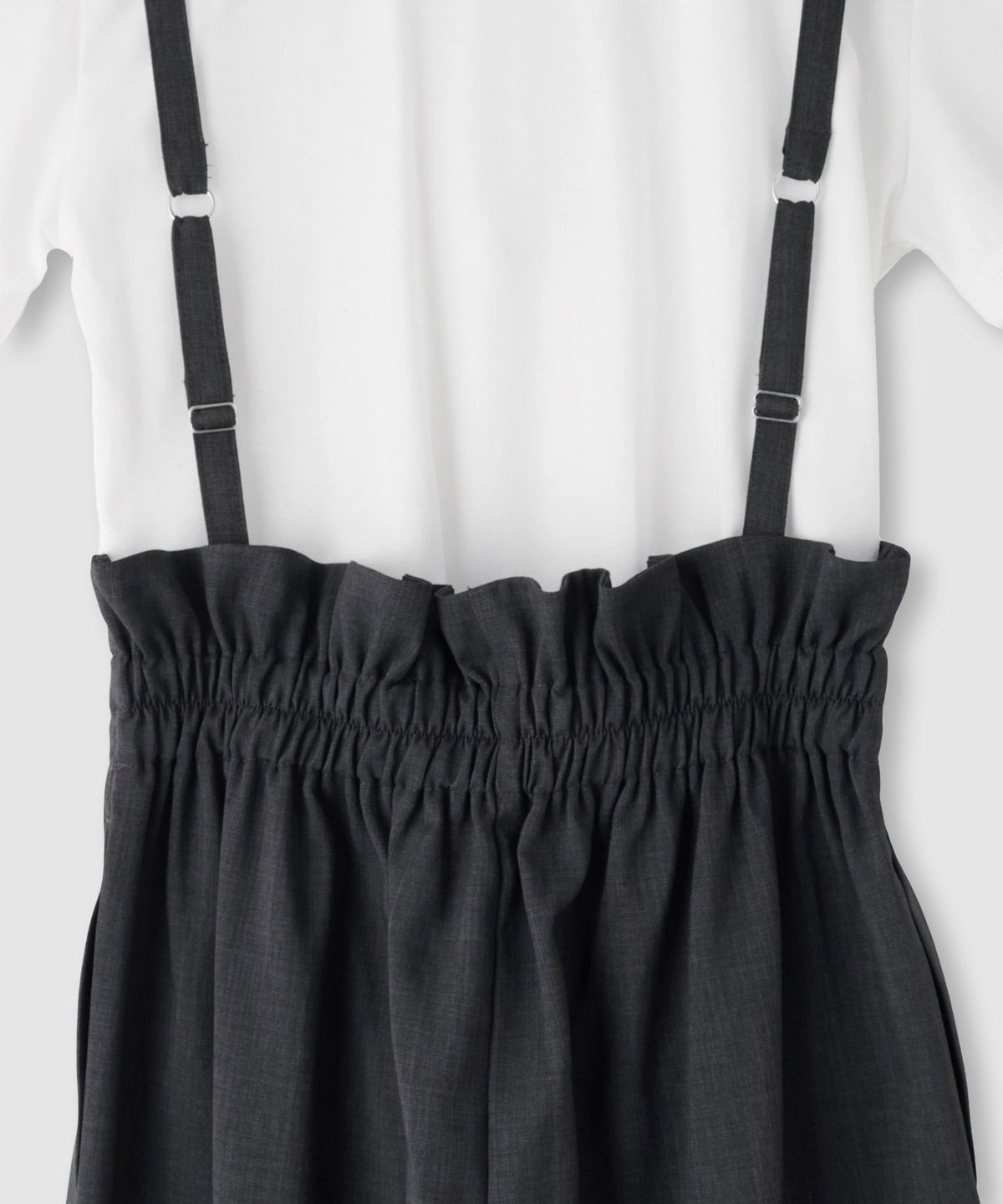 Free Nature リネンライクサロペット＋Tシャツ アンサンブル レディース