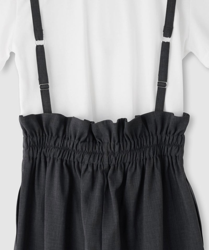 Free Nature リネンライクサロペット+Tシャツ アンサンブル レディース商品画像-7