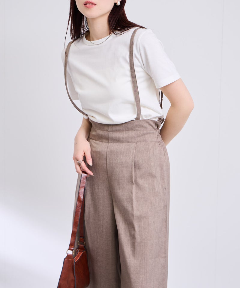 Free Nature  リネンライクサロペット＋Tシャツ アンサンブル レディース商品画像-16