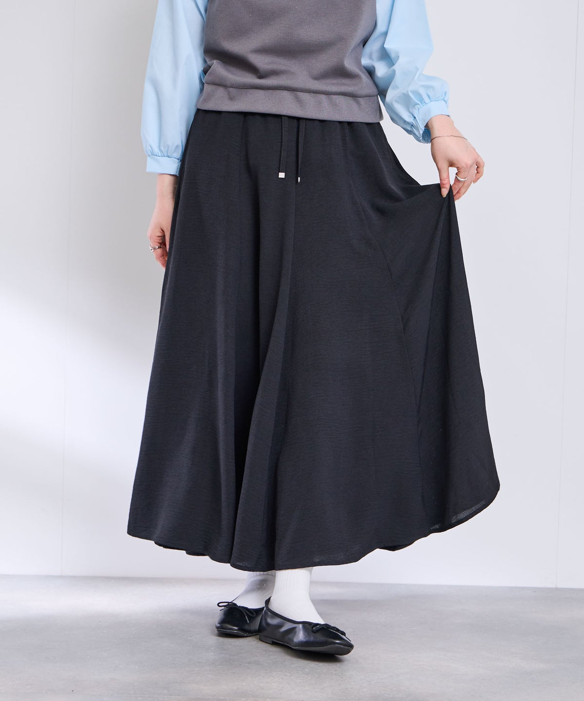 Free Nature イージーフレアスカート レディース