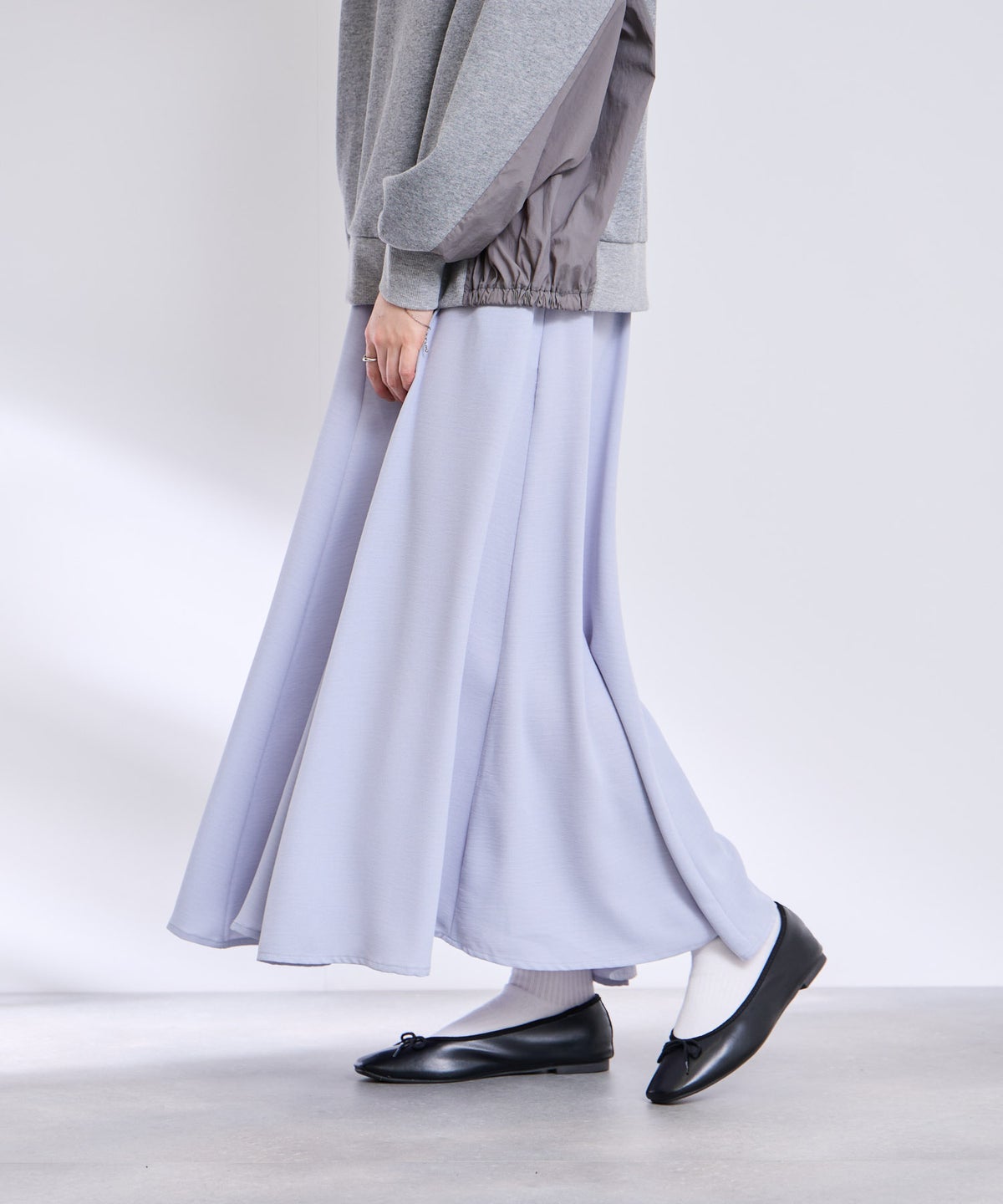 Free Nature イージーフレアスカート レディース