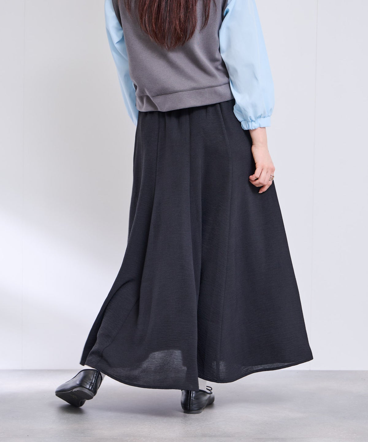 Free Nature イージーフレアスカート レディース