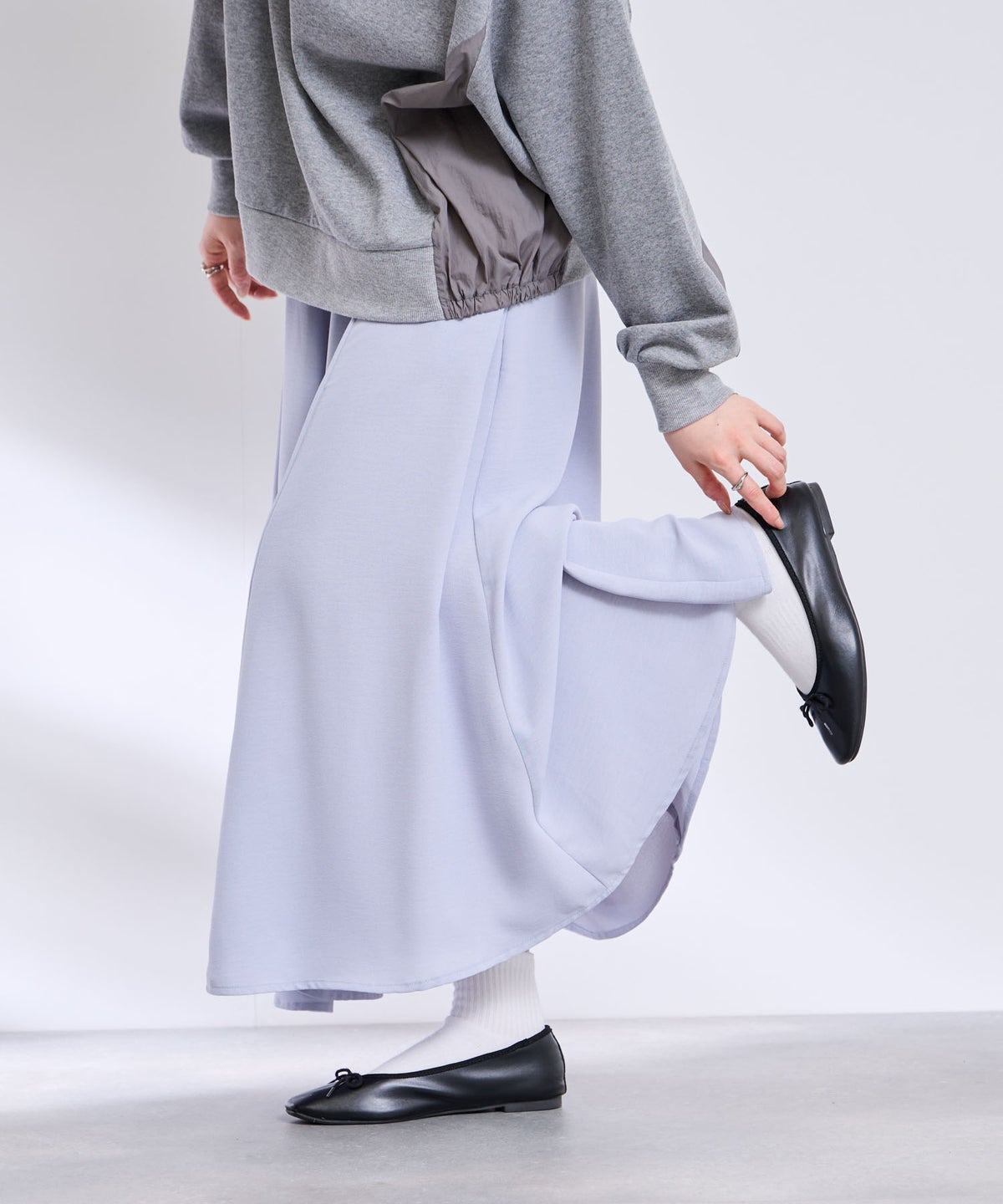 Free Nature イージーフレアスカート レディース