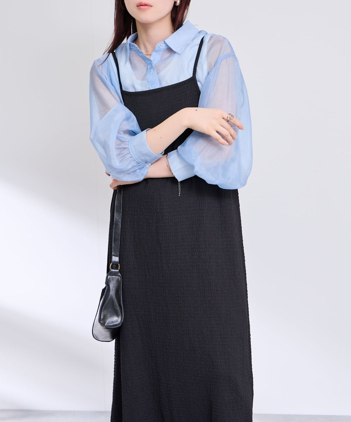 Free Nature 楊柳キャミワンピース レディース