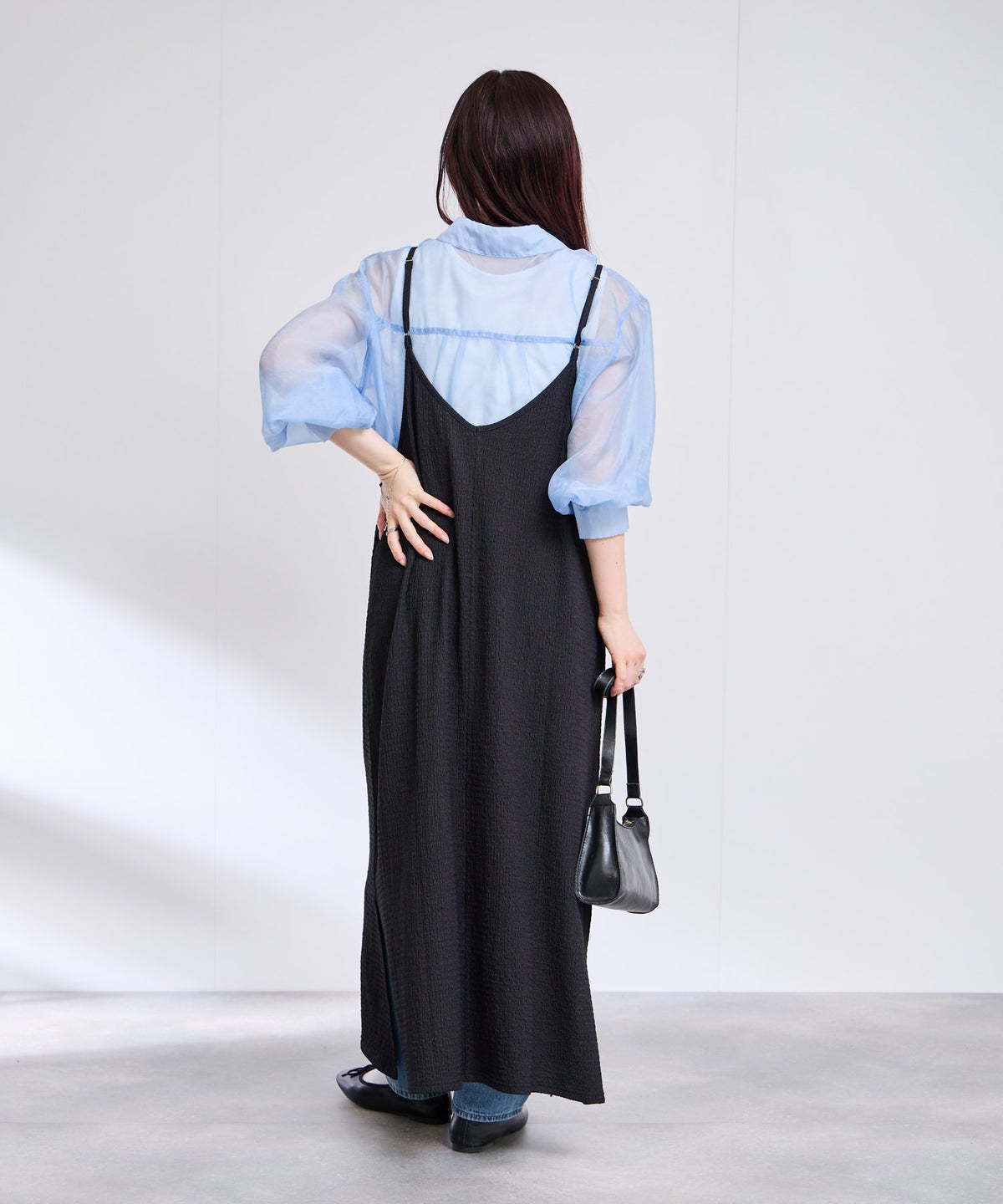 Free Nature 楊柳キャミワンピース レディース