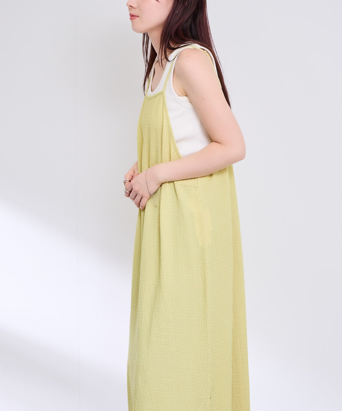 Free Nature 楊柳キャミワンピース レディース