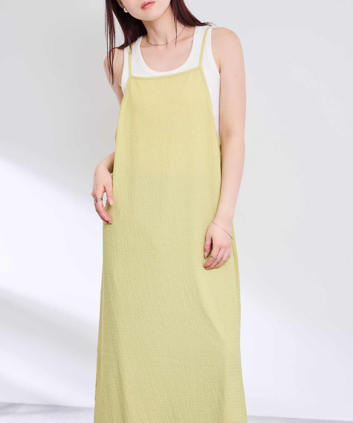 Free Nature 楊柳キャミワンピース レディース