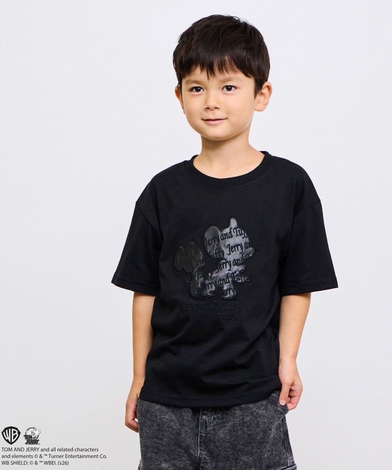 [値下げ]Tom and Jerry アップリケ刺繍Tシャツ キッズ メール便 対応商品商品画像-1