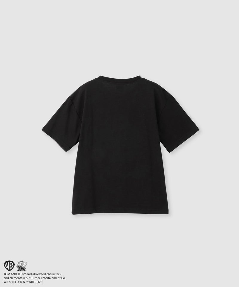 Tom and Jerry アップリケ刺繍Tシャツ キッズ メール便 対応商品商品画像-2
