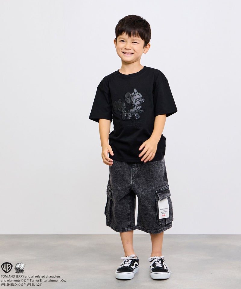 [値下げ]Tom and Jerry アップリケ刺繍Tシャツ キッズ メール便 対応商品商品画像-4