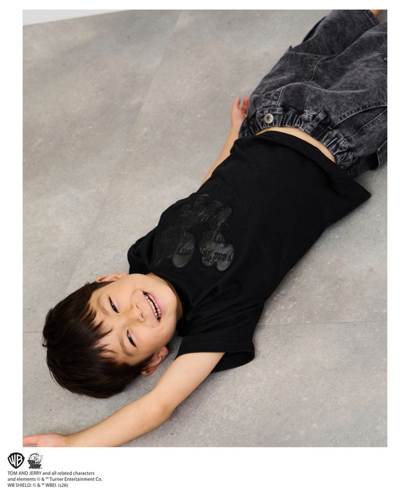 [値下げ]Tom and Jerry アップリケ刺繍Tシャツ キッズ メール便 対応商品商品画像-14