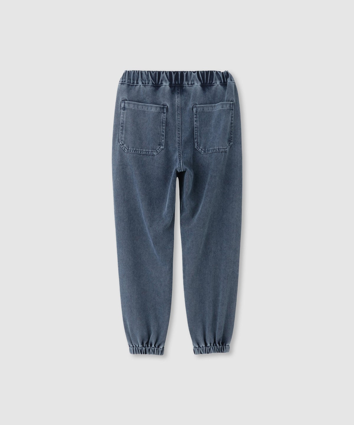 NAVY SARARI ニットデニム ベーカーポケット ジョガーパンツ 冷感 ストレッチ性 キッズ