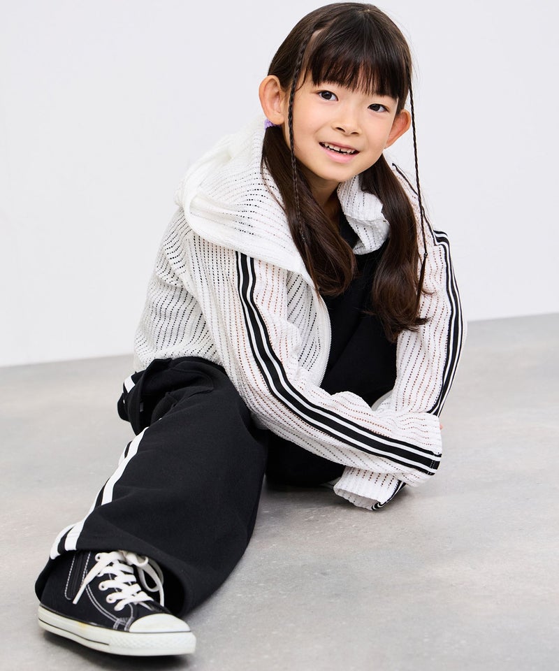 RICH MIX  サイドライン ロゴプレート カット カーゴパンツ キッズ商品画像-3