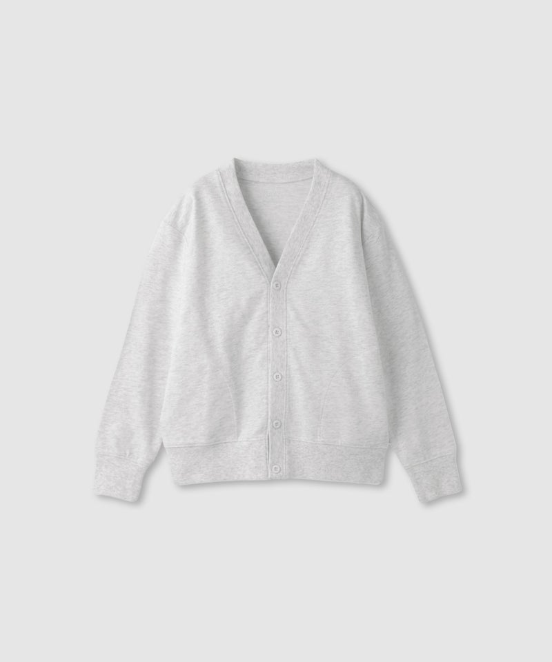 NAVY  ミニ裏毛カーディガン キッズ商品画像-2