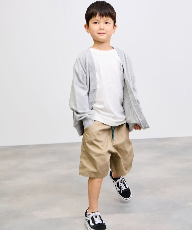 NAVY ミニ裏毛カーディガン キッズ商品画像-9