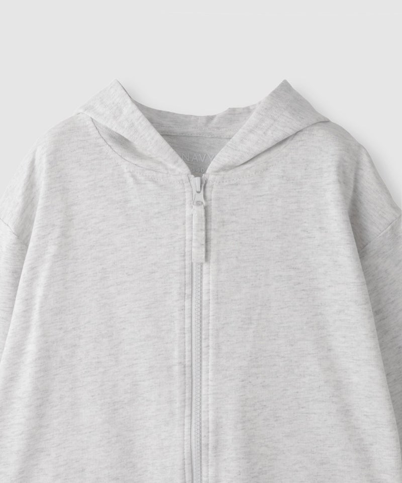 NAVY ミニ裏毛ZIPパーカー キッズ商品画像-5