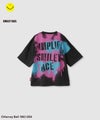 Simplify  スマイリーフェイス バックプリント ビッグTシャツ キッズ メール便 対応商品商品サムネイル-1