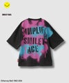 Simplify  スマイリーフェイス バックプリント ビッグTシャツ キッズ メール便 対応商品商品サムネイル-1