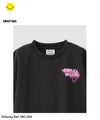 Simplify  スマイリーフェイス バックプリント ビッグTシャツ キッズ メール便 対応商品商品サムネイル-5