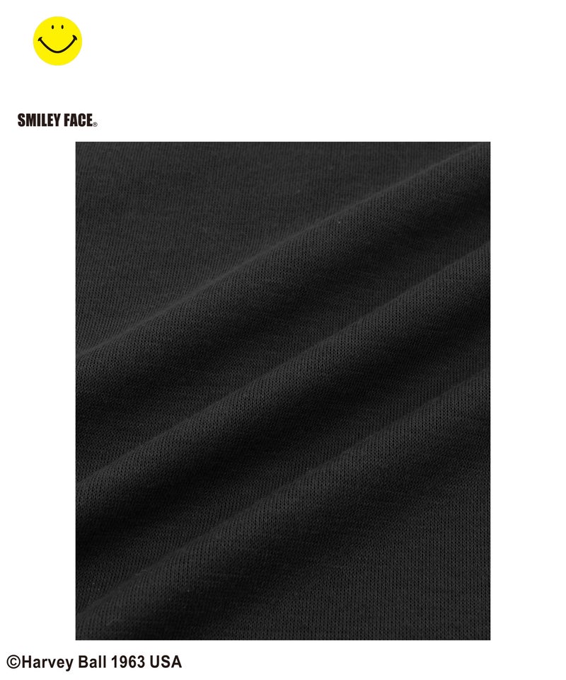 Simplify  スマイリーフェイス バックプリント ビッグTシャツ キッズ メール便 対応商品商品画像-8