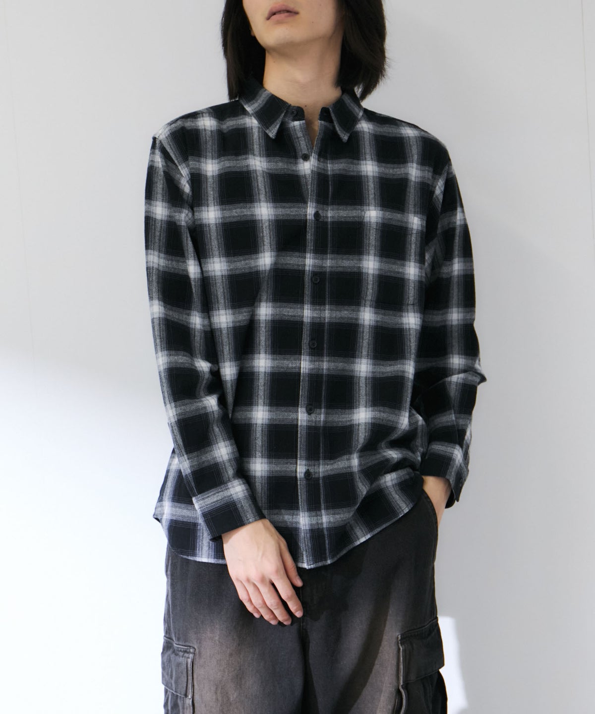 [期間限定価格]Real Standard 強撚レギュラーシャツ メンズ