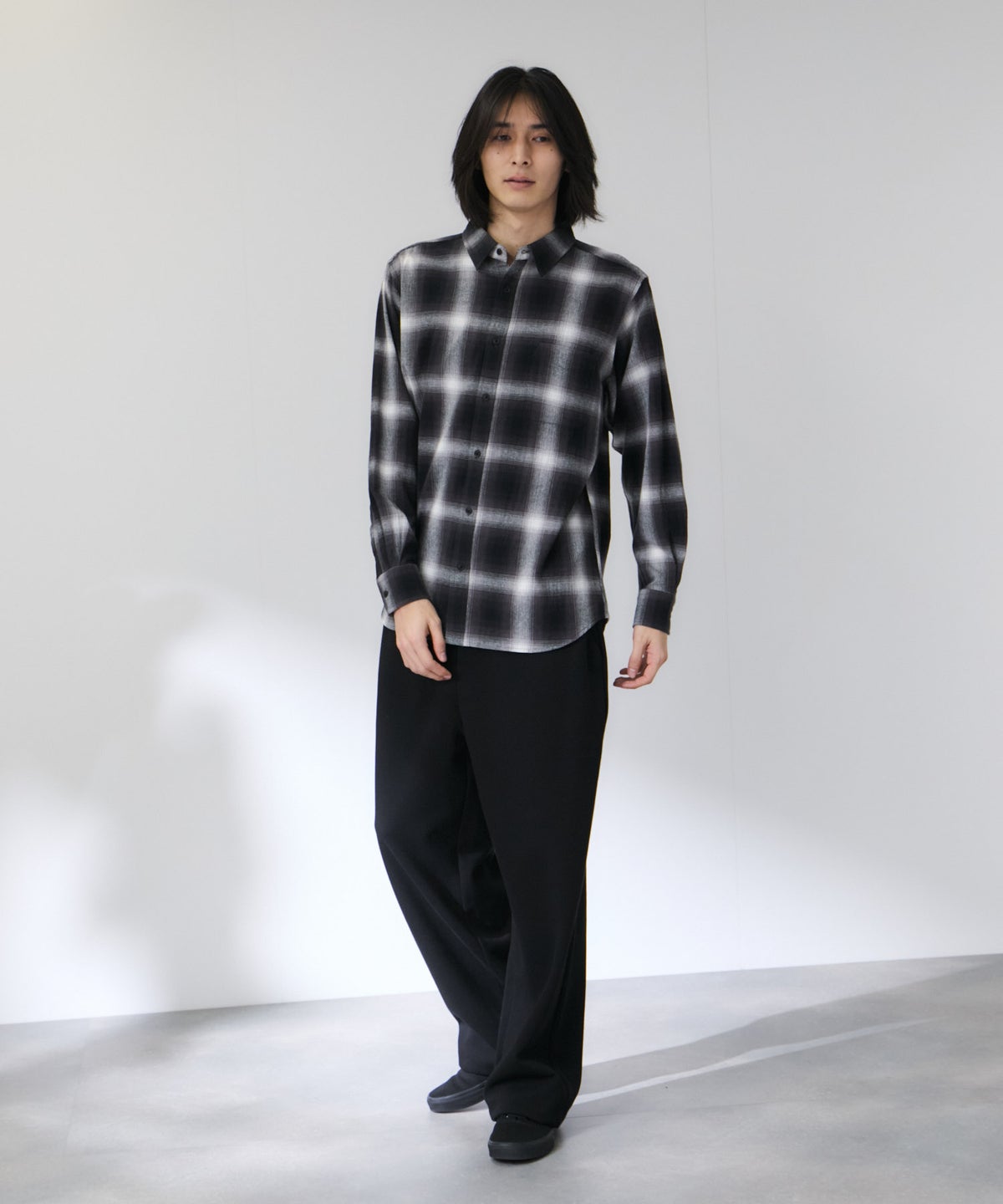 [期間限定価格]Real Standard 強撚レギュラーシャツ メンズ