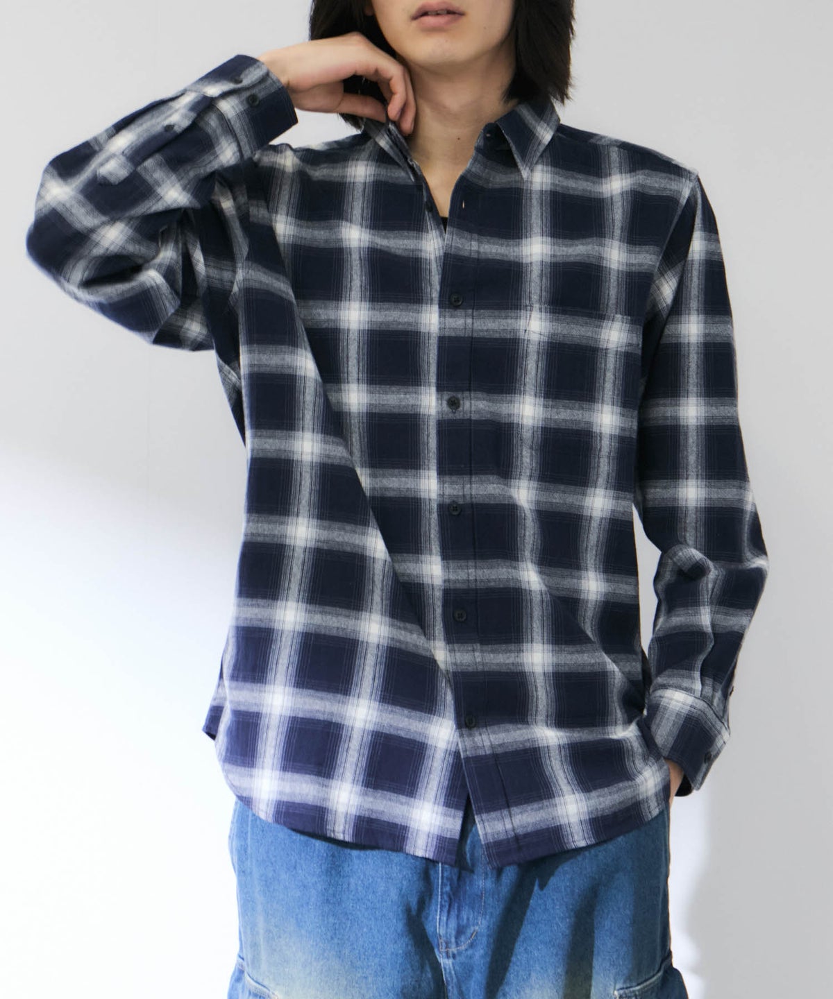 [期間限定価格]Real Standard 強撚レギュラーシャツ メンズ