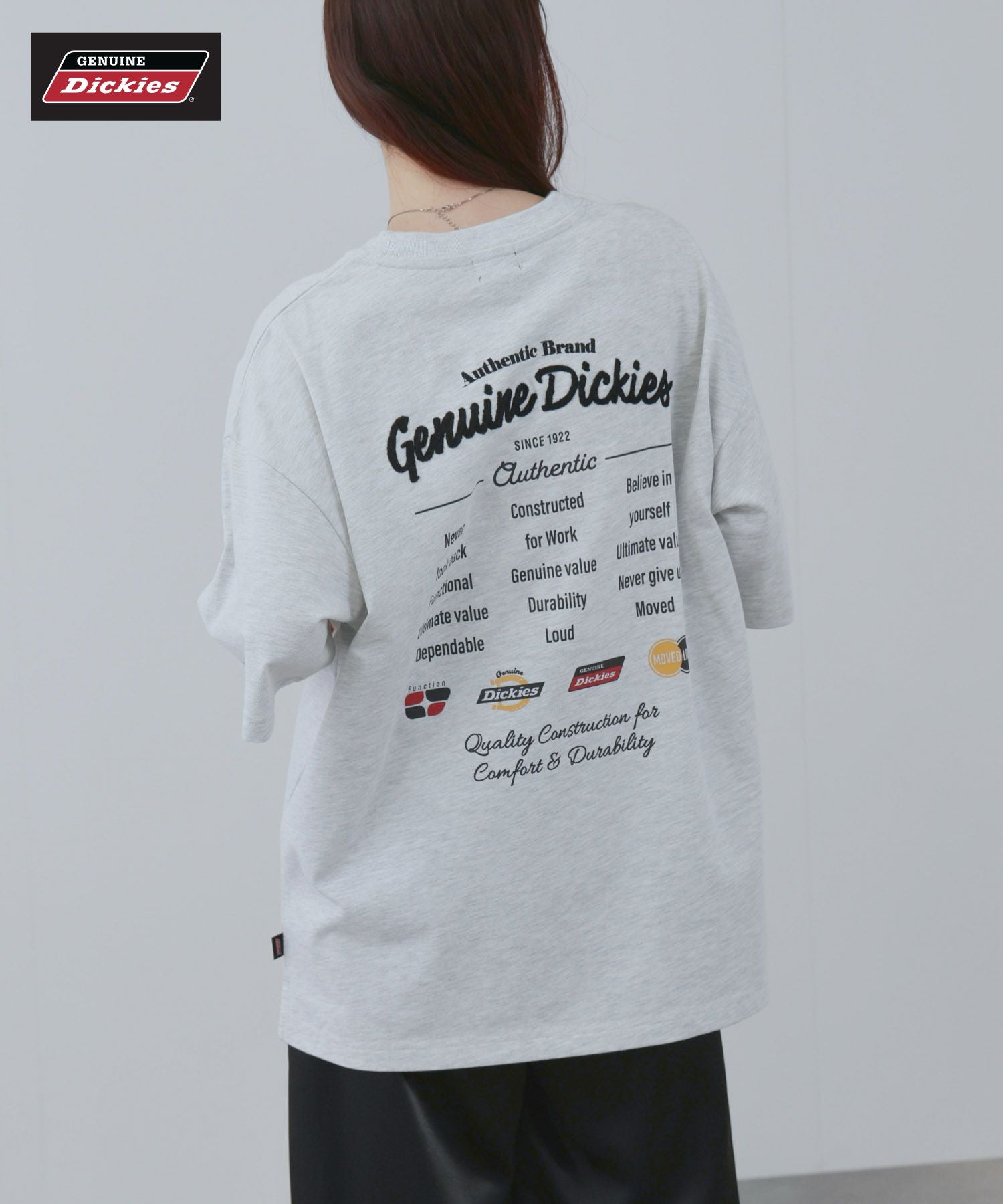 美品 L Duck Down Records 公式 Tシャツ バックプリント有 GENUINE Dickies ツアー調バックプリントTシャツ メンズ