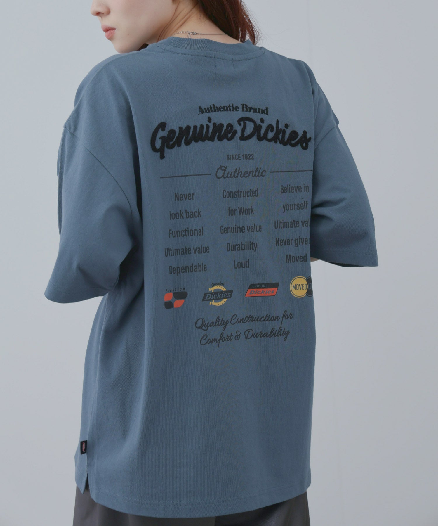 GENUINE Dickies ツアー調バックプリントTシャツ メンズ