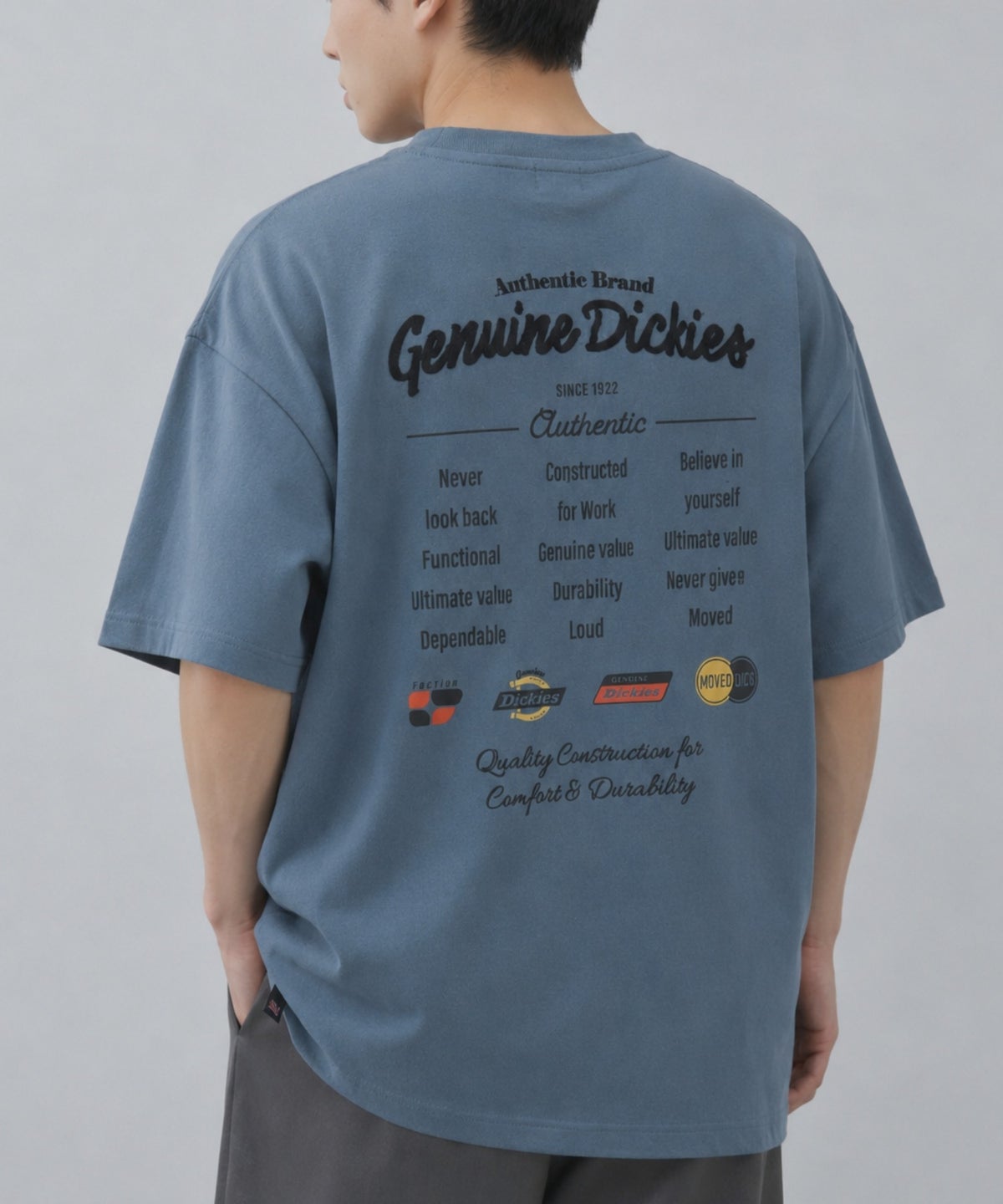 GENUINE Dickies ツアー調バックプリントTシャツ メンズ メール便 対応商品