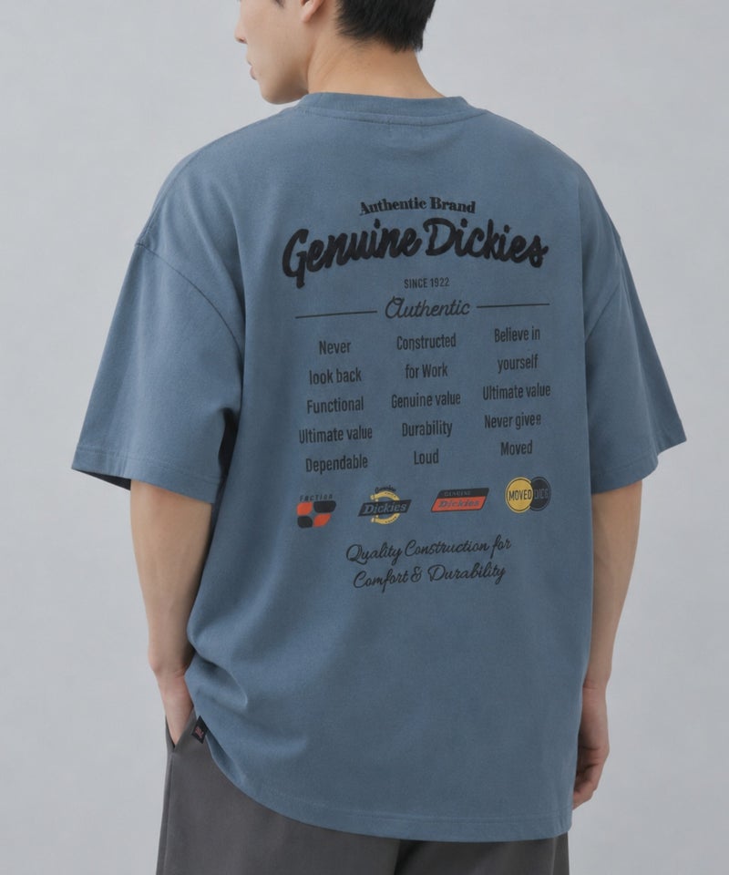 [値下げ]GENUINE Dickies  ツアー調バックプリントTシャツ メンズ ネコポス 対応商品商品画像-2