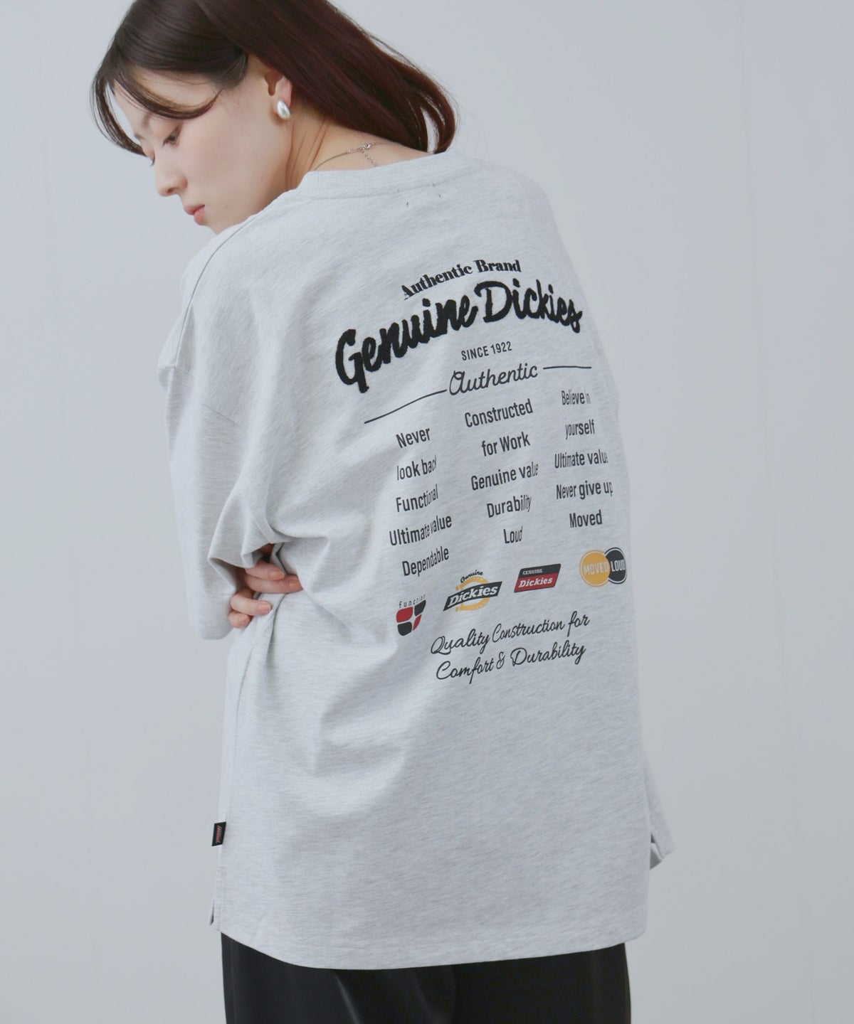 GENUINE Dickies ツアー調バックプリントTシャツ メンズ メール便 対応商品