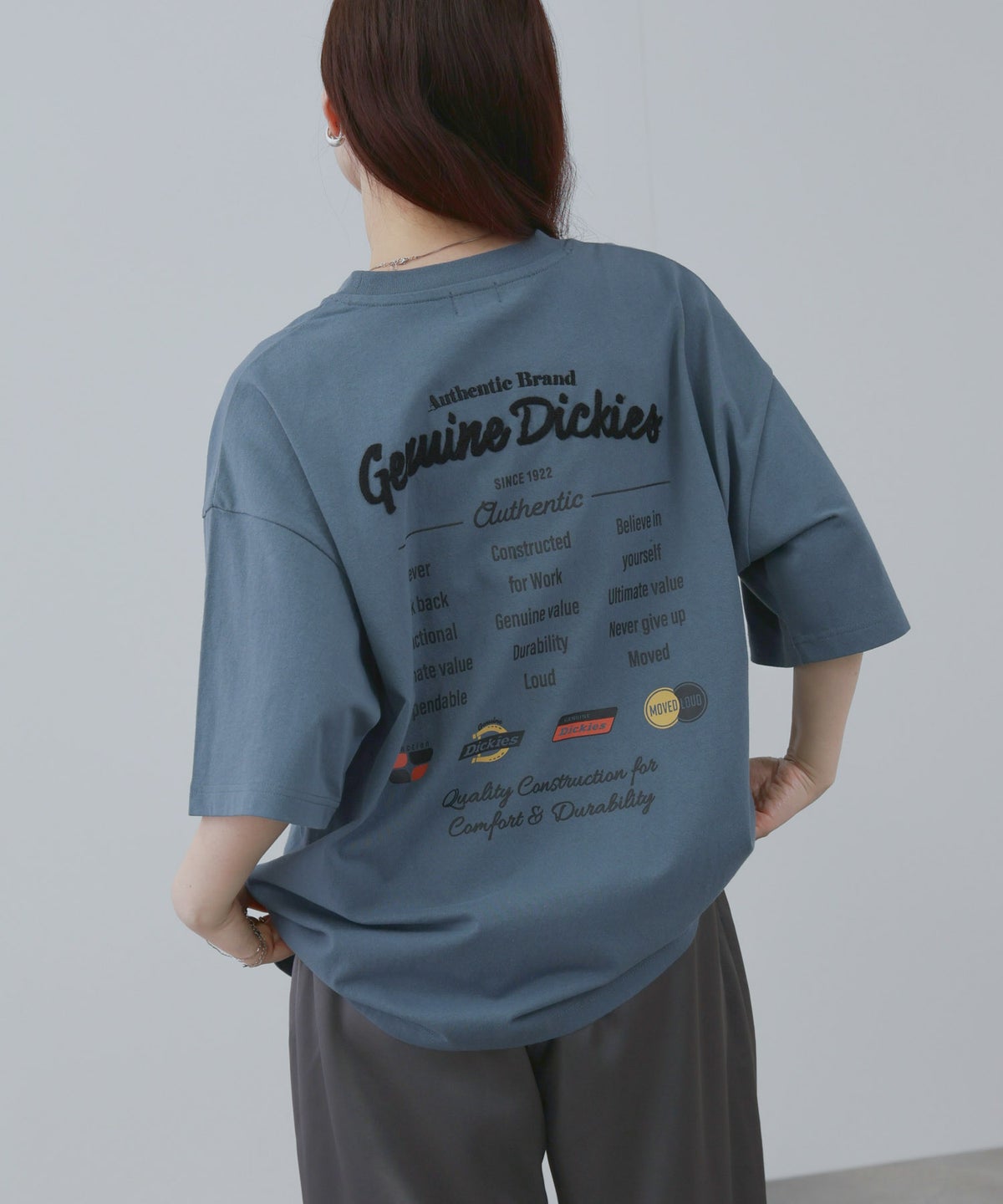 GENUINE Dickies ツアー調バックプリントTシャツ メンズ メール便 対応商品
