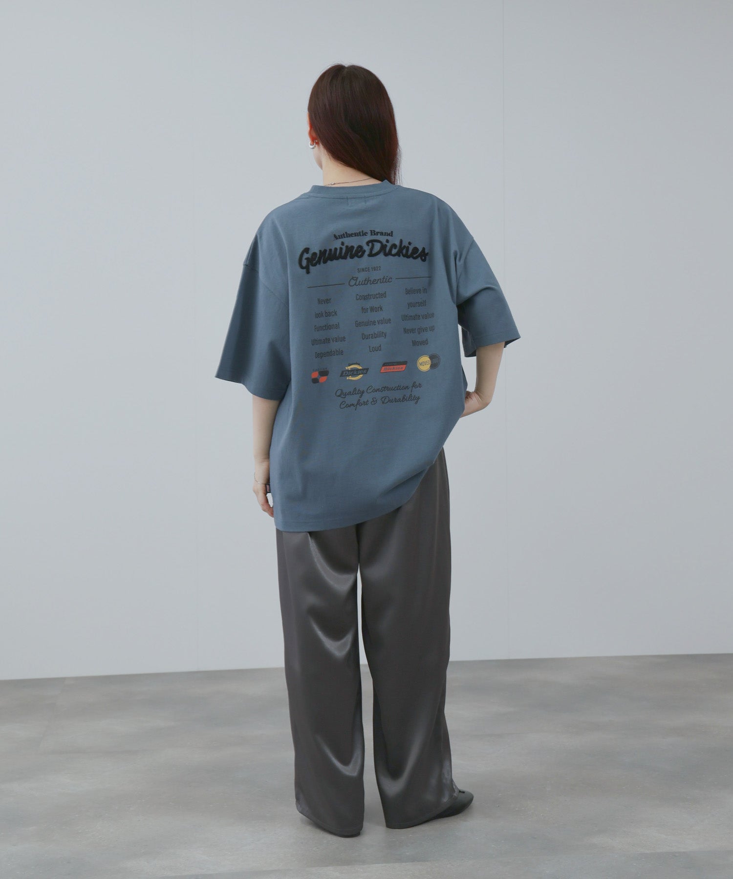 GENUINE Dickies ツアー調バックプリントTシャツ メンズ