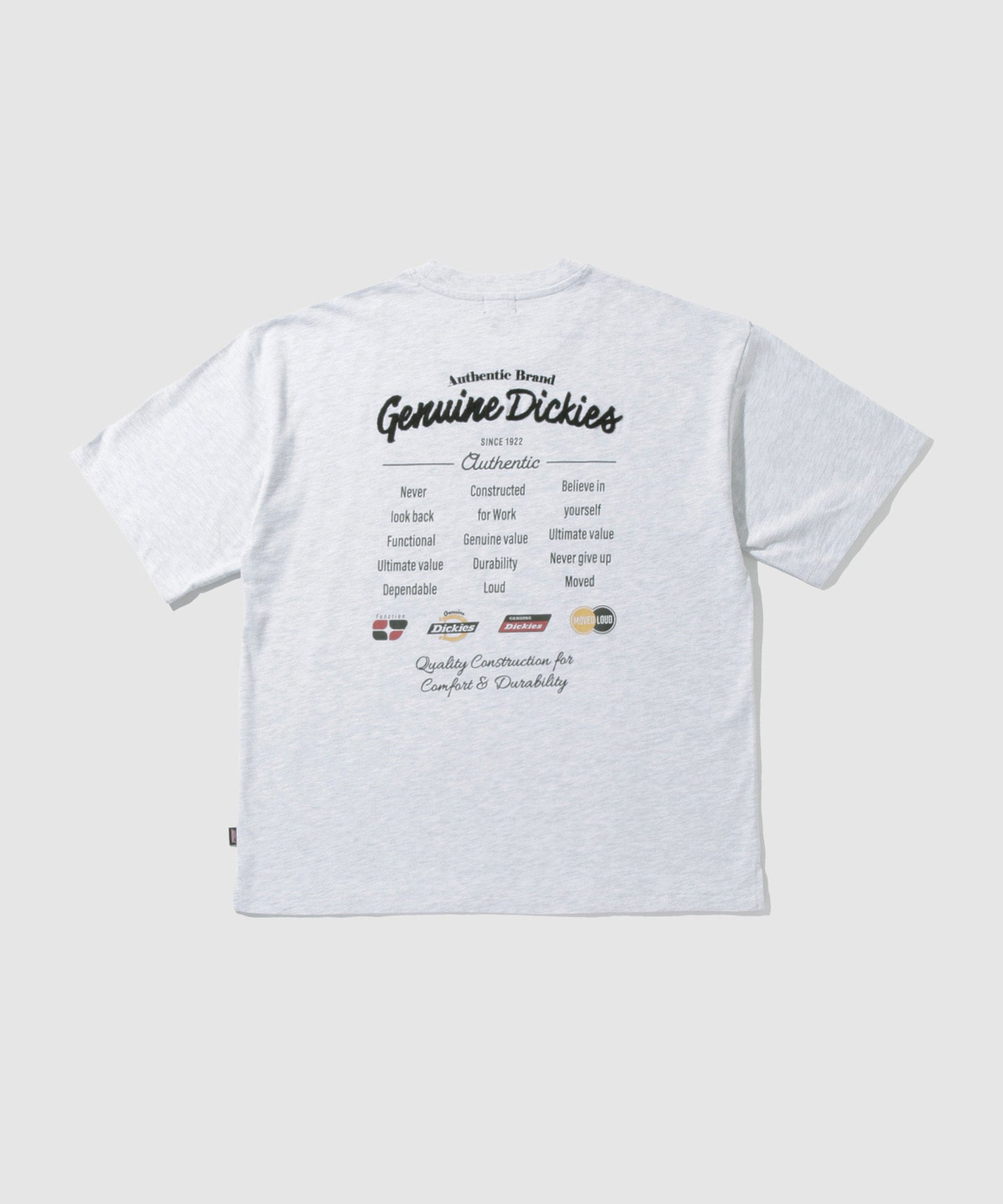 GENUINE Dickies ツアー調バックプリントTシャツ メンズ