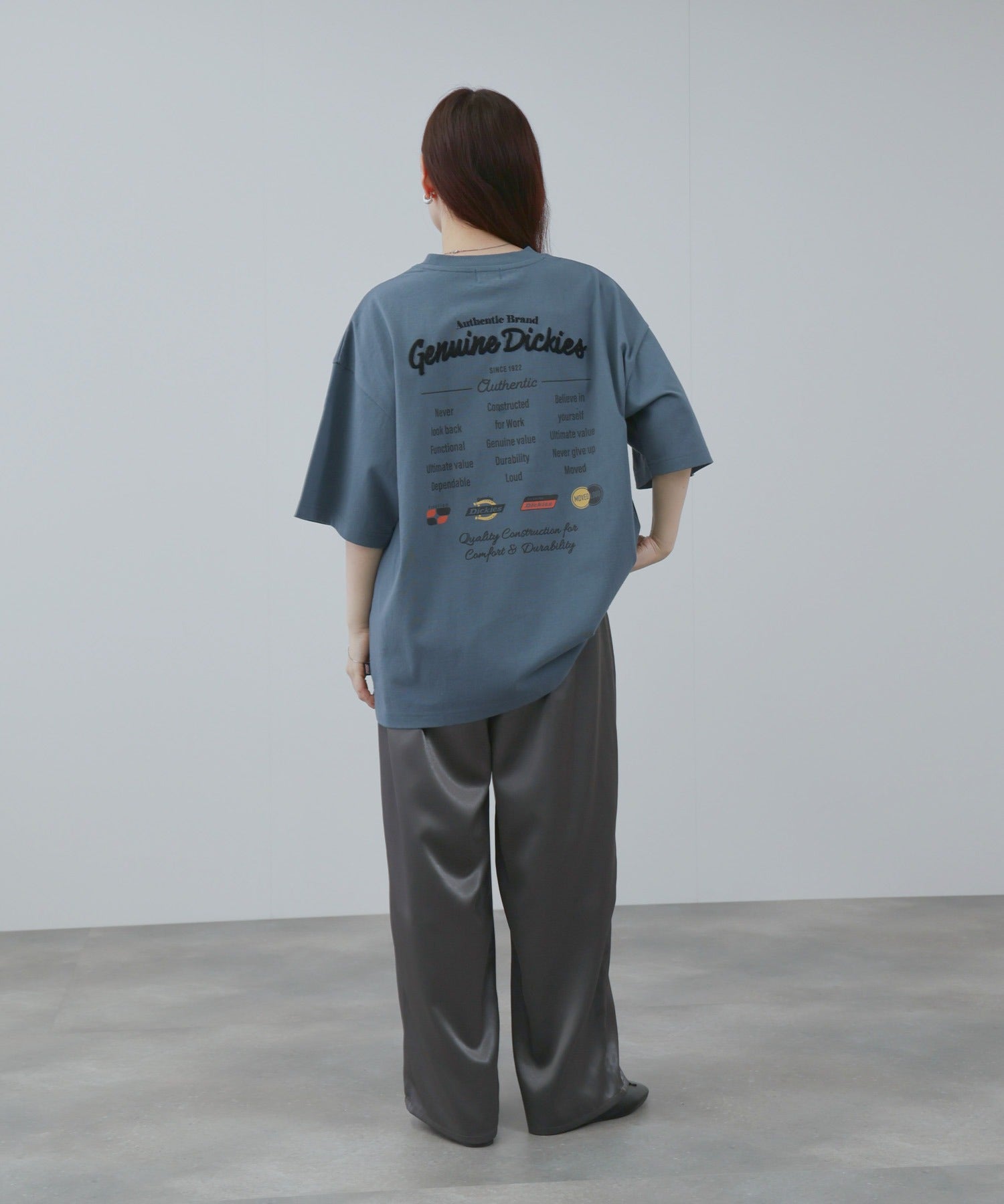 GENUINE Dickies ツアー調バックプリントTシャツ メンズ