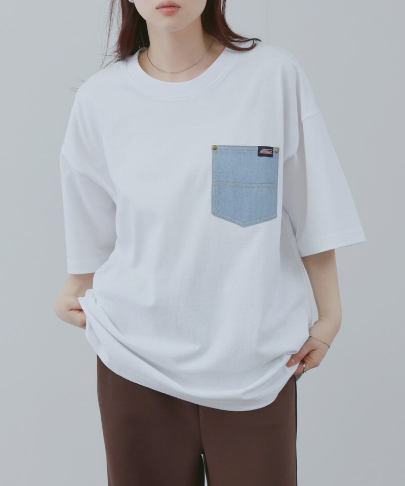 GENUINE Dickies デニムポケットTシャツ メンズ メール便 対応商品商品画像-2
