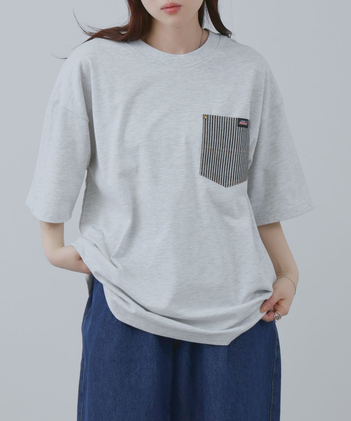 GENUINE Dickies デニムポケットTシャツ メンズ メール便 対応商品