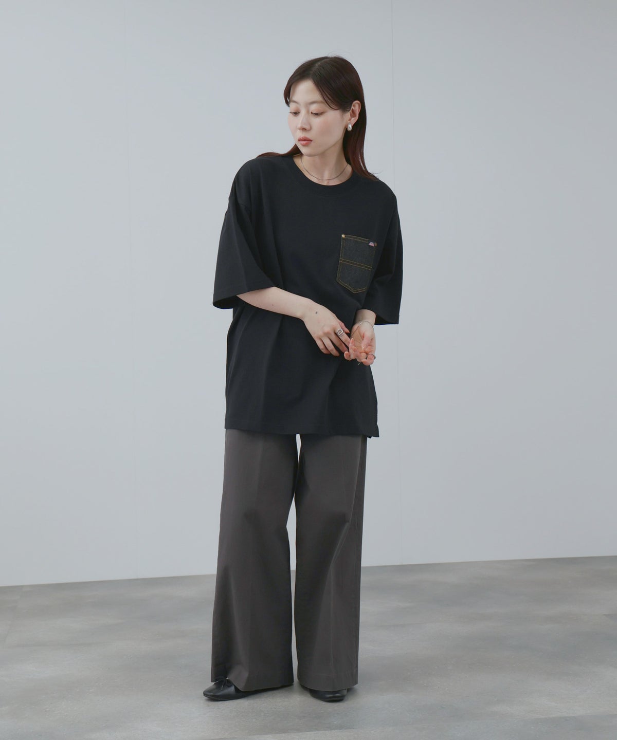 GENUINE Dickies デニムポケットTシャツ メンズ メール便 対応商品