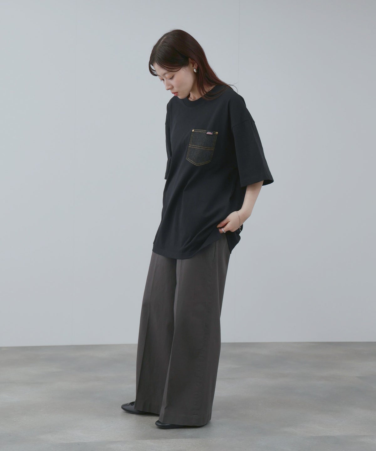 GENUINE Dickies デニムポケットTシャツ メンズ メール便 対応商品