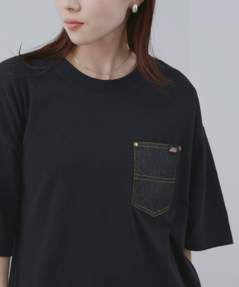 GENUINE Dickies デニムポケットTシャツ メンズ メール便 対応商品商品画像-8