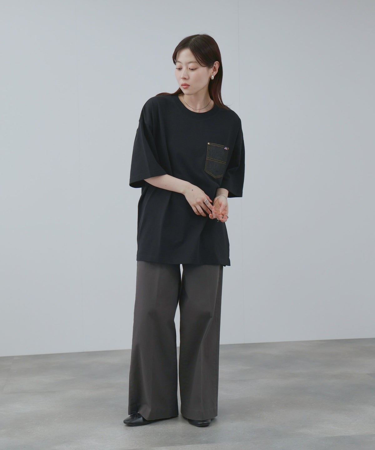GENUINE Dickies デニムポケットTシャツ メンズ メール便 対応商品