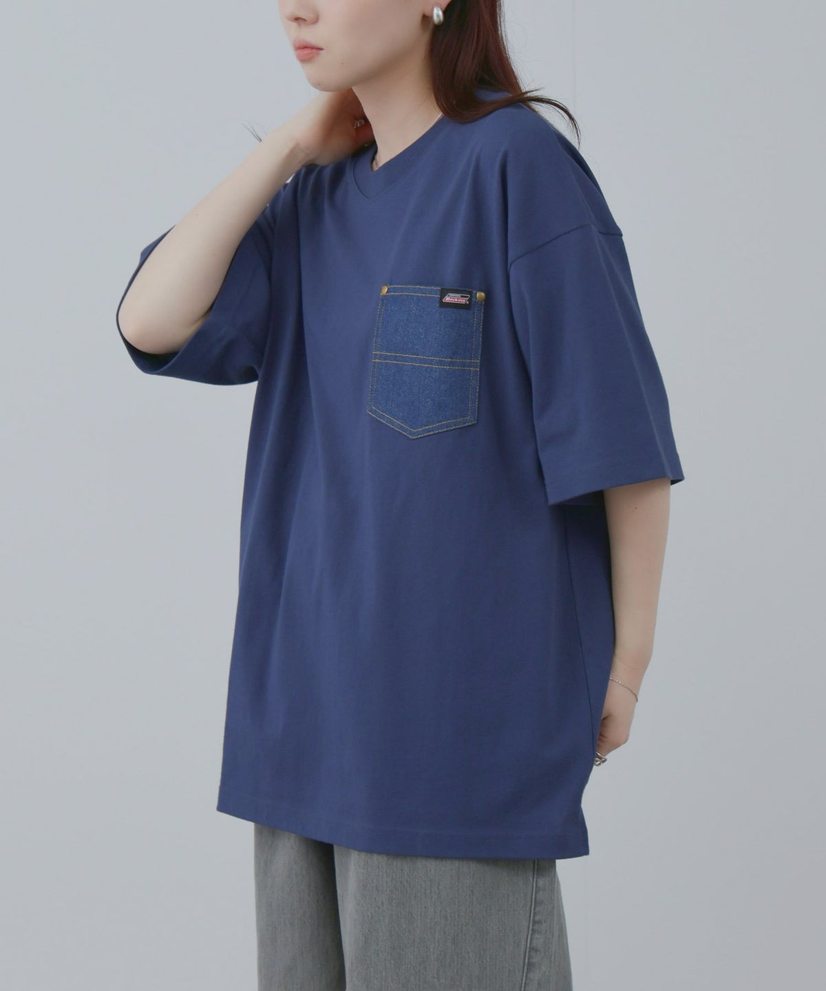 GENUINE Dickies デニムポケットTシャツ メンズ メール便 対応商品