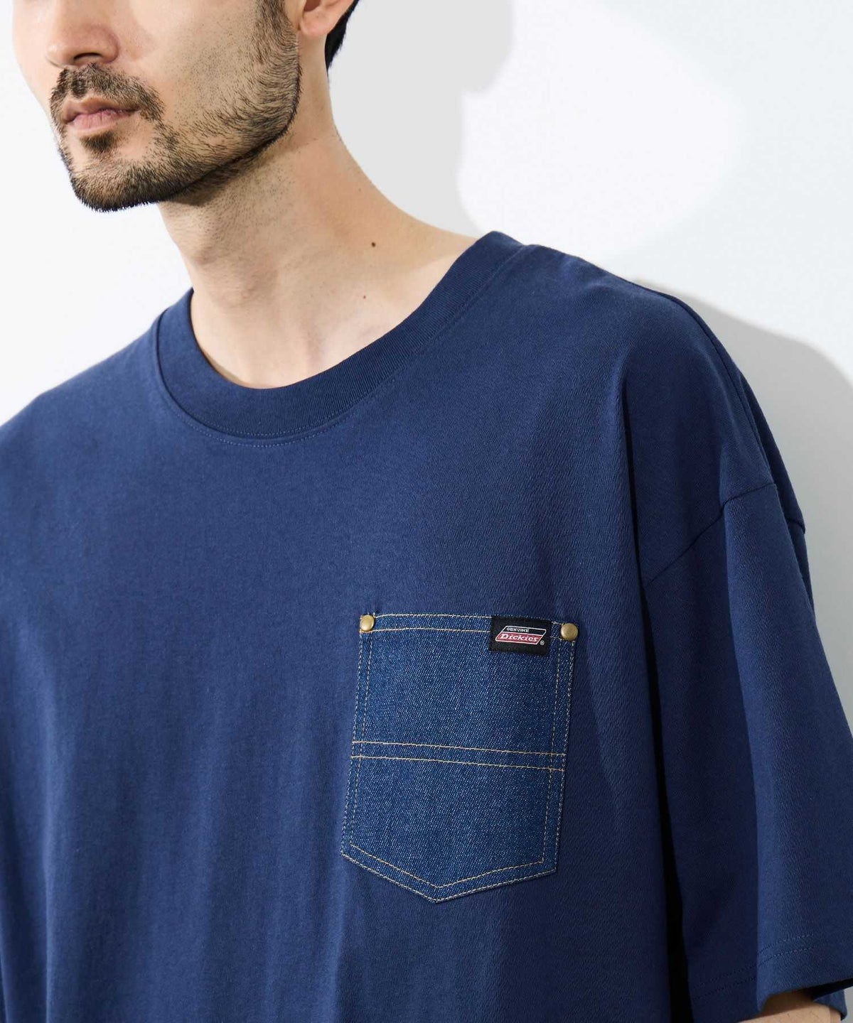 GENUINE Dickies デニムポケットTシャツ メンズ メール便 対応商品